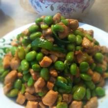 炒豆只雞丁 炒豆只雞丁