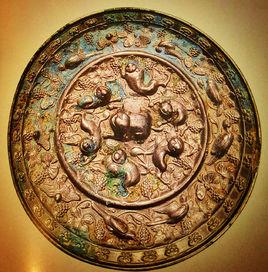 唐海獸葡萄紋鏡 唐海獸葡萄紋鏡