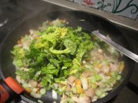 菜梗炒蘑菇 菜梗炒蘑菇