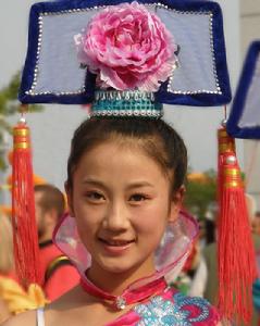 鄭順安攝影作品《滿族格格》