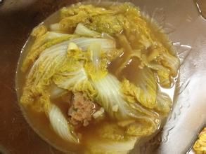 娃娃菜肉圓湯 娃娃菜肉圓湯