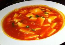 番茄汁豆腐湯 番茄汁豆腐湯