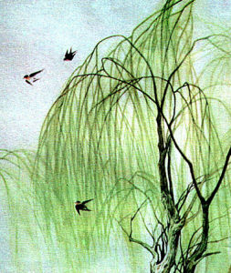 《詠柳》[賀知章七言絕句]