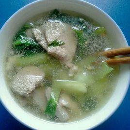 白菜豬肝湯 白菜豬肝湯
