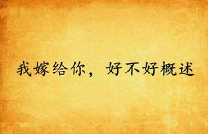 我嫁給你,好不好 我嫁給你,好不好