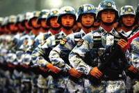 雪豹突擊隊現身閱兵式