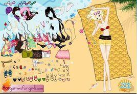 海灘陽光浴 海灘陽光浴