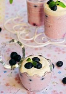 藍莓優格布丁 藍莓優格布丁