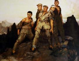 狼牙山五壯士[詹建俊油畫作品]