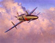 航空畫家小池繁夫筆下的震電