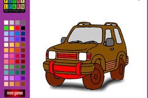 吉普車著色 吉普車著色