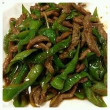 炒牛肉絲拉皮 炒牛肉絲拉皮