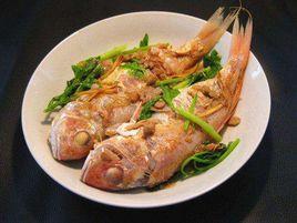 豆醬水煮紅杉魚 豆醬水煮紅杉魚