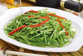 清炒蘆蒿 清炒蘆蒿