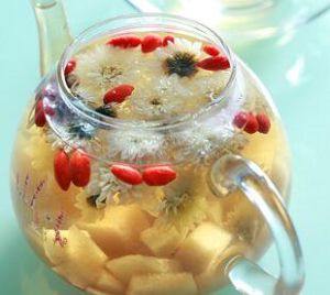 菊花枸杞水果茶 菊花枸杞水果茶