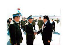 胡錦濤總書記接見余愛水少將