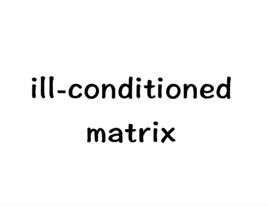 病態矩陣 病態矩陣