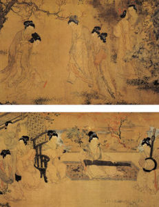 明杜堇宮中圖 明杜堇宮中圖