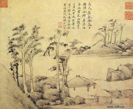 山水花卉圖 山水花卉圖