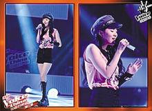 在中國好聲音比賽中