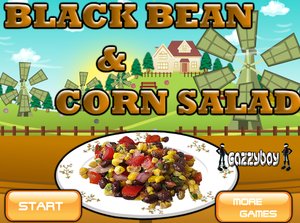 可口的黑豆玉米沙拉 可口的黑豆玉米沙拉