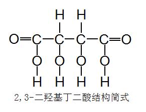 2,3-二羥基丁二酸 2,3-二羥基丁二酸