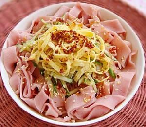 蛋皮青瓜莧菜涼麵 蛋皮青瓜莧菜涼麵