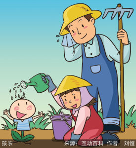 當孩奴，還是把孩子當做農作物（孩農）來養，成為父母糾結的問題。