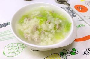 白菜疙瘩湯 白菜疙瘩湯