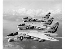 A-7B攻擊機編隊飛行