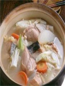 日本三文魚石狩鍋 日本三文魚石狩鍋