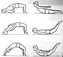 燕飛與拱橋圖例