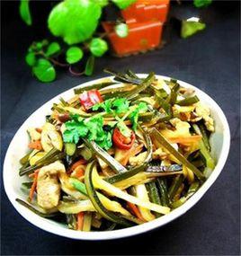 黃豆醬炒海帶白菜絲 黃豆醬炒海帶白菜絲