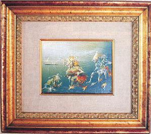 無題[義大利畫家盧多維科&middot;德&middot;路易吉油畫作品]