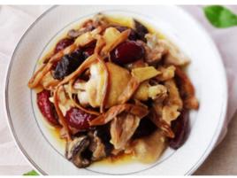 金針菜銀耳蒸雞 金針菜銀耳蒸雞