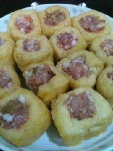 煎釀豆泡 煎釀豆泡