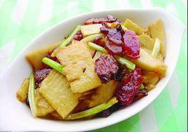 春筍炒臘腸 春筍炒臘腸