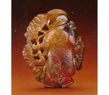 宋玉鏤雕執荷童子 宋玉鏤雕執荷童子