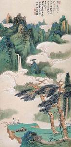 閒吟策杖圖 閒吟策杖圖