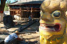 修繕中的將軍府