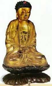 銅鎏金如來坐佛 銅鎏金如來坐佛
