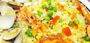 五彩海鮮燴飯