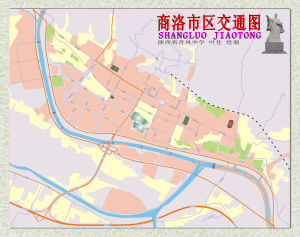 商洛市區交通網