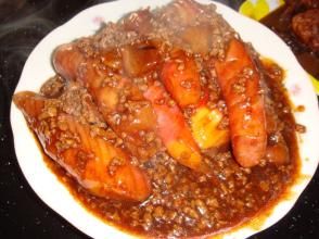 肉末燒小蘿蔔 肉末燒小蘿蔔