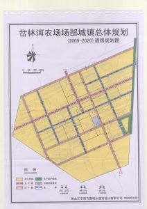 岔林河農場場部道路規劃圖
