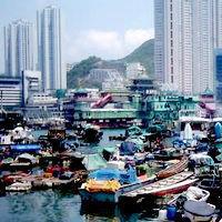 避風塘[漁船暫避颱風的場所]