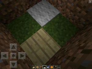 半磚，羊毛墊透視