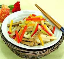 山藥炒甜椒 山藥炒甜椒