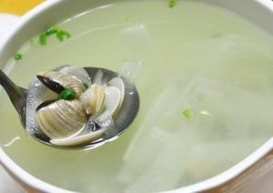 板栗翅肉海螺湯