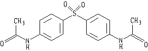 醋氨苯碸結構式
